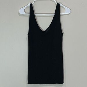 Black Dressy Tank Top & Sweater Set By The Limited. Size Medium.